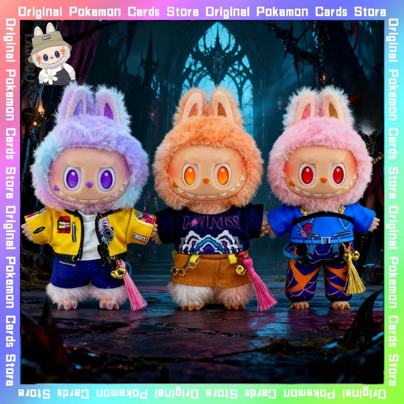 

Only Clothes for 17cm V1 V2 V3 Labubu KPop Demon Hunters Cotton Doll Cosplay Anime Accessories Decoration Toys Birthday Gifts