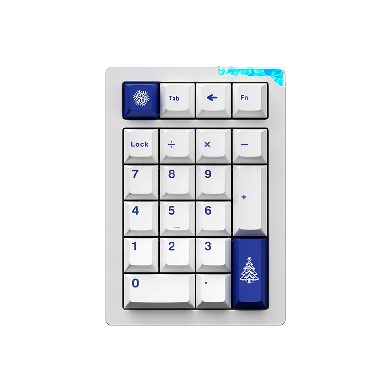 Stars21 Weikav  Finished Wireless Three Mode Aluminum Lumps Digital Pad Mechanical Keypad Hot Plug Cocoon Breaking Design Keypad