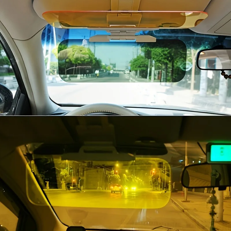 1PCS Car Sun Visor HD Anti Sunlight Dazzling Goggle Day Night Vision Car Accessories