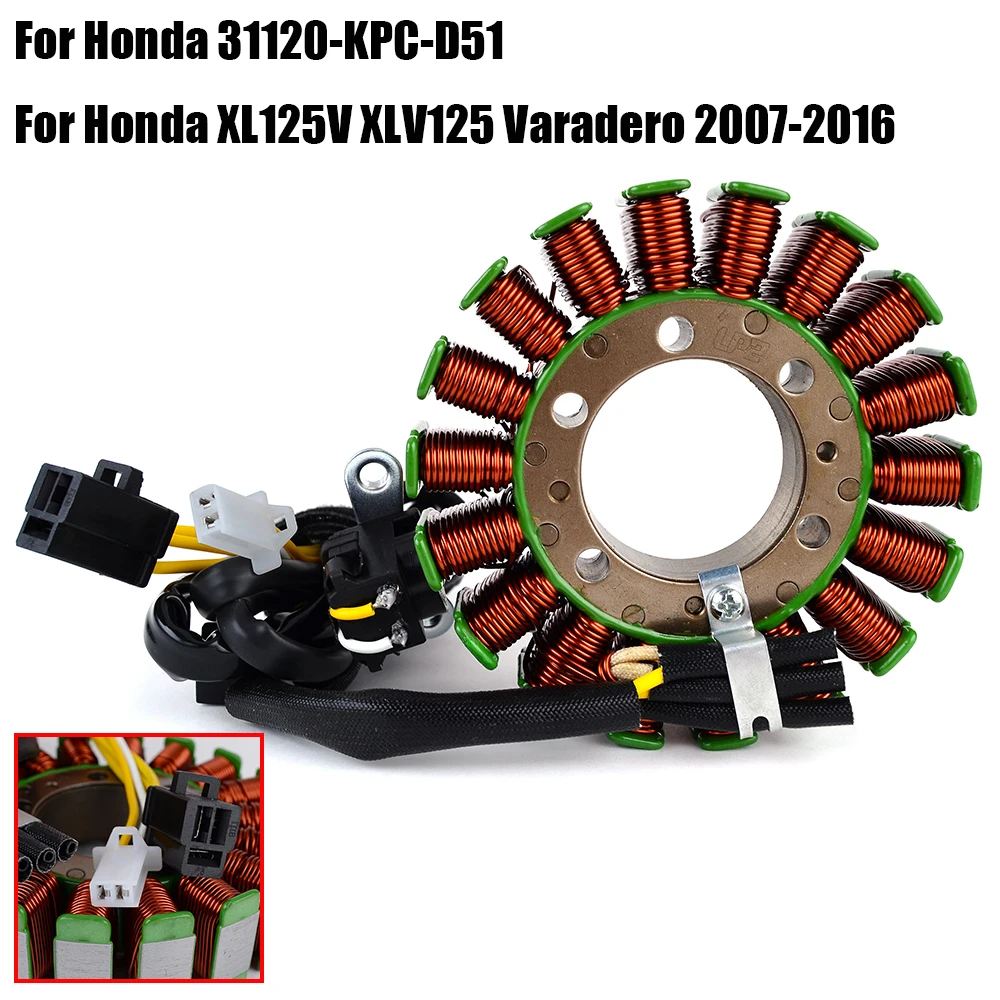

XL 125 V Stator Coil For Honda XL125V XLV125 Varadero 2007-2016 31120-KPC-D51