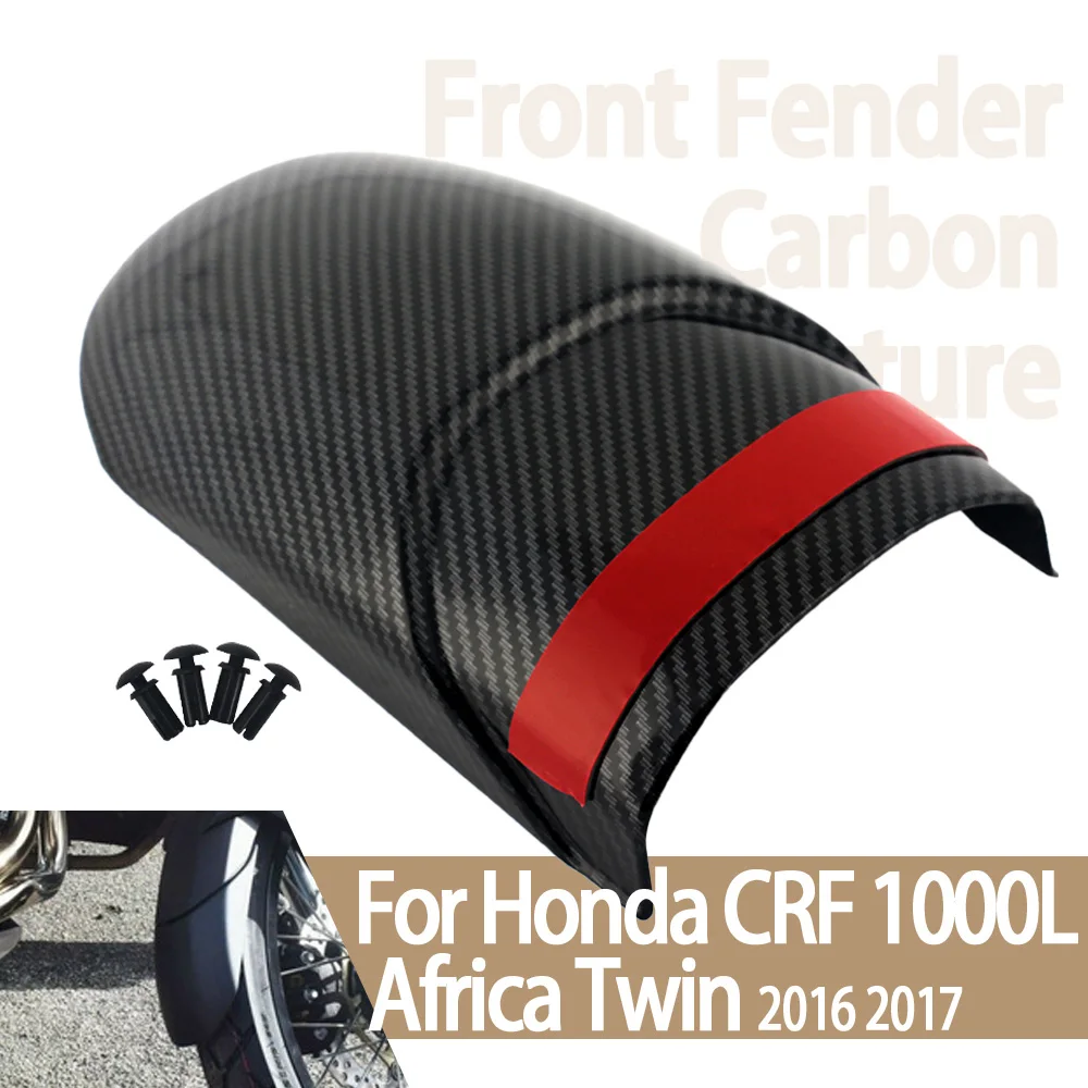 

For Honda Africa Twin CRF1000L 2016 2017 Motorcycle Carbon Front Mudguard Fender Rear Extender Extension