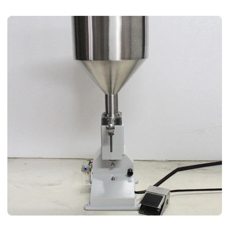Manual Hand Perfume Bottle Filling Machine 5-100ml 5-50ml Capacity For Shampoo Cosmetic Liquid Plastic Glass Cans Pouch