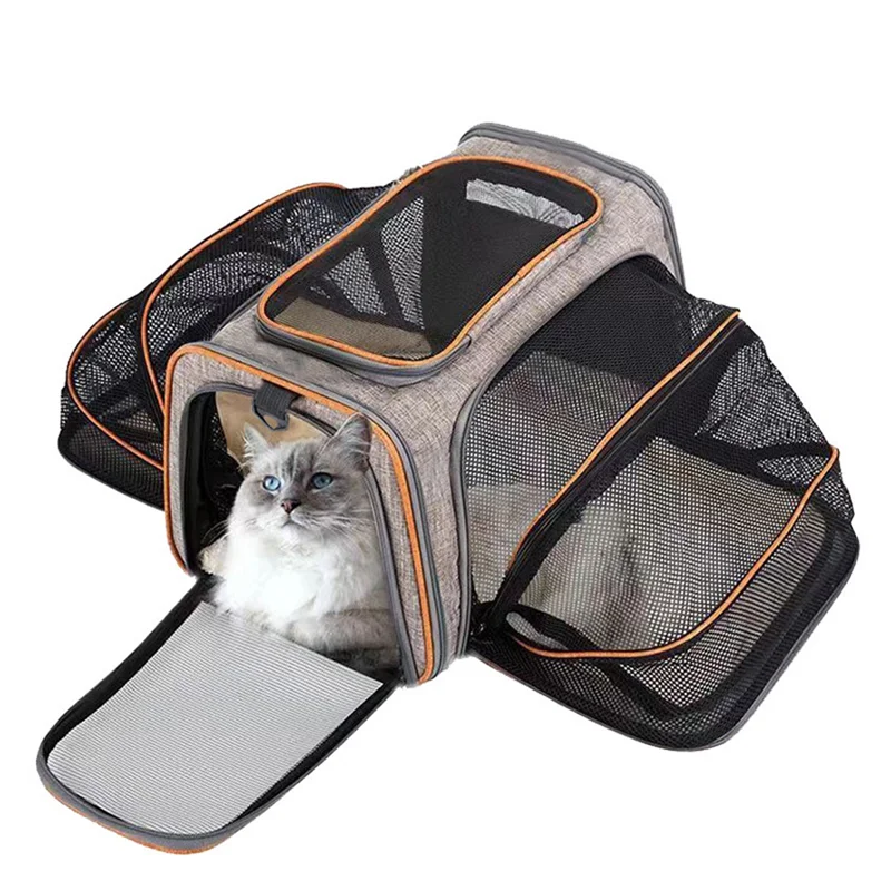 

Portable Cat Carrier Bag Pet Handheld Bag Small Pet Travel Bag Pet Carrier Bag with Plush Cushion Pad for Outdoor Pet Supplies