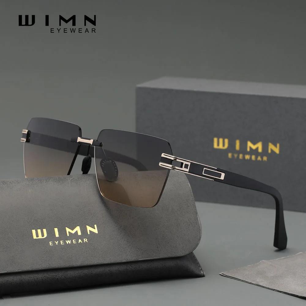 

WIMN 2025 Design Sunglasses For Men Polarized UV400 Glasses High Quality Half Frame Anti-glare Eyewear