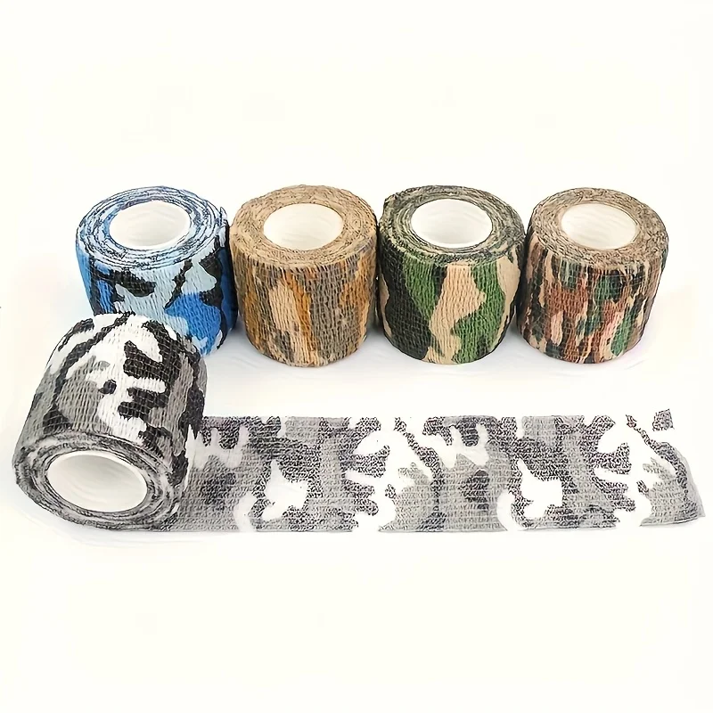 6/12 rolls mixed color self adhesive bandages 1.97 inches wide by 177 inches long pet bandages non-woven bandages adhesive gauze