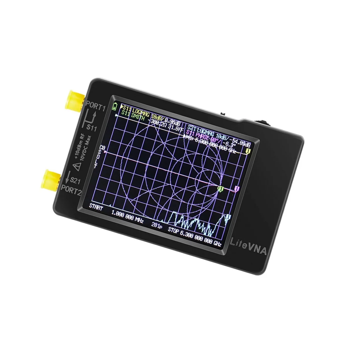 Imagem -04 - Nanovna Vector Network Analyzer Litevna 28 Screen Display 50khz63 Ghz Antena