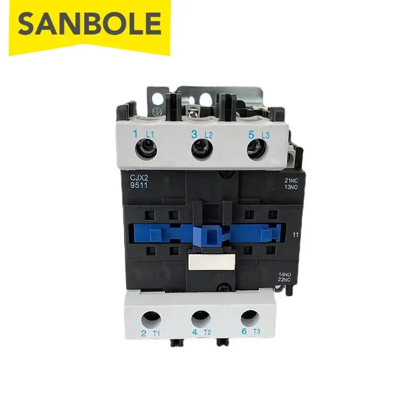 95A 3P Silver Contact CJX2-9511 AC Contactor 1NO 1NC 220V 380V 110V 36V 24V 12V LC1-D