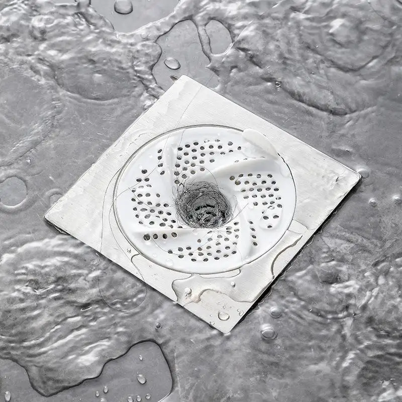 (❤️)3PCS Bathroom Shower Drain Hair Catcher Rotatable Sink Drain Filter Anti-Clog Anti-Odor Floor Drain Cover Hair Stopper