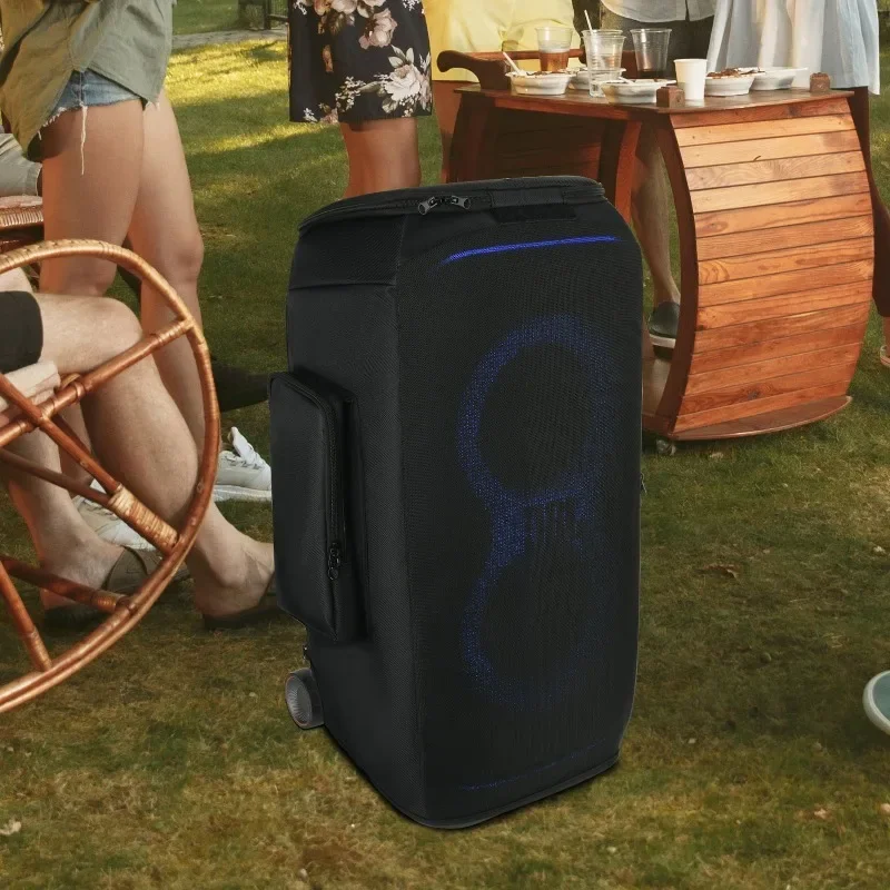

For PARTYBOX STAGE 320 Speaker Case Double Pocket Nylon Mesh Sound Cover Storage Bag Portable Party Speaker Protective Case