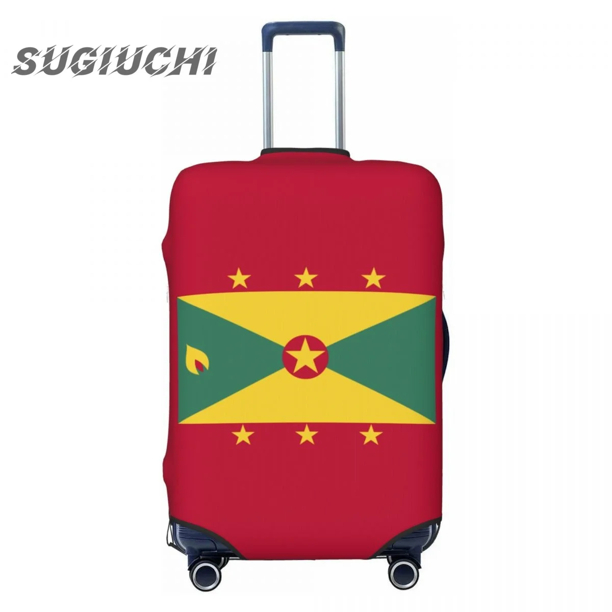 

Grenada Flag Luggage Cover Suitcase Travel Accessories Printed Elastic Dust Cover Bag Trolley Case Protective