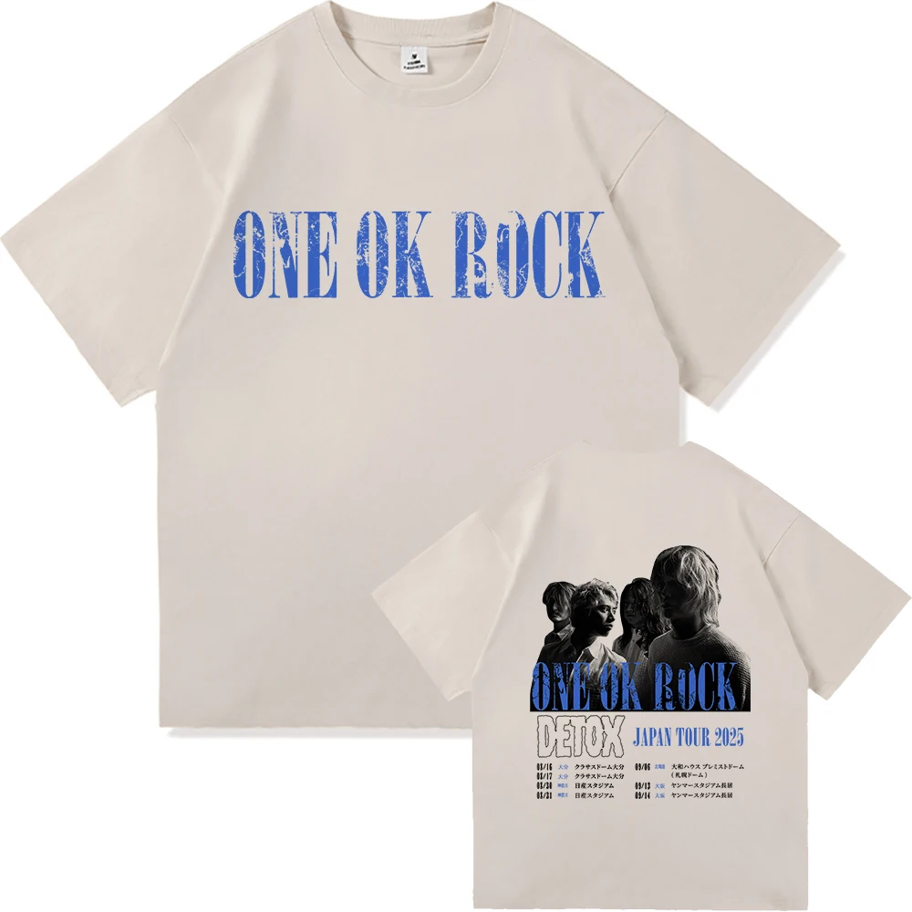 One Ok Rock DETOX Tour 2025 TShirt Fashion Men/women Clothing