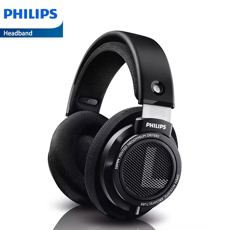 

Philips SHP9500 Проводные наушники Hi-Fi стерео наушники киберспорт игровой компьютер обучающие наушники 3,5 мм 6,3 мм универсальная гарнитура