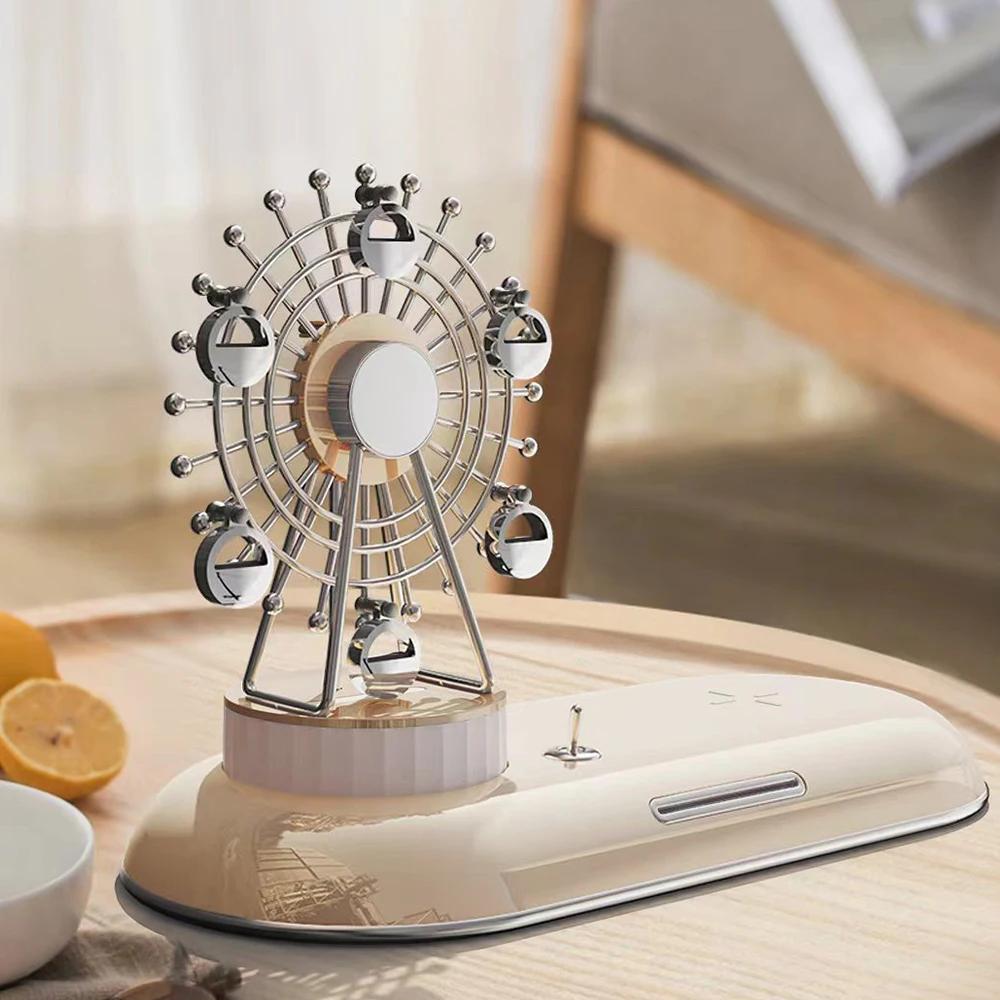 

New 15w Ferris Wheel Aromatherapy Night Lamp Quick Mobile Phone Charging Wireless Charger