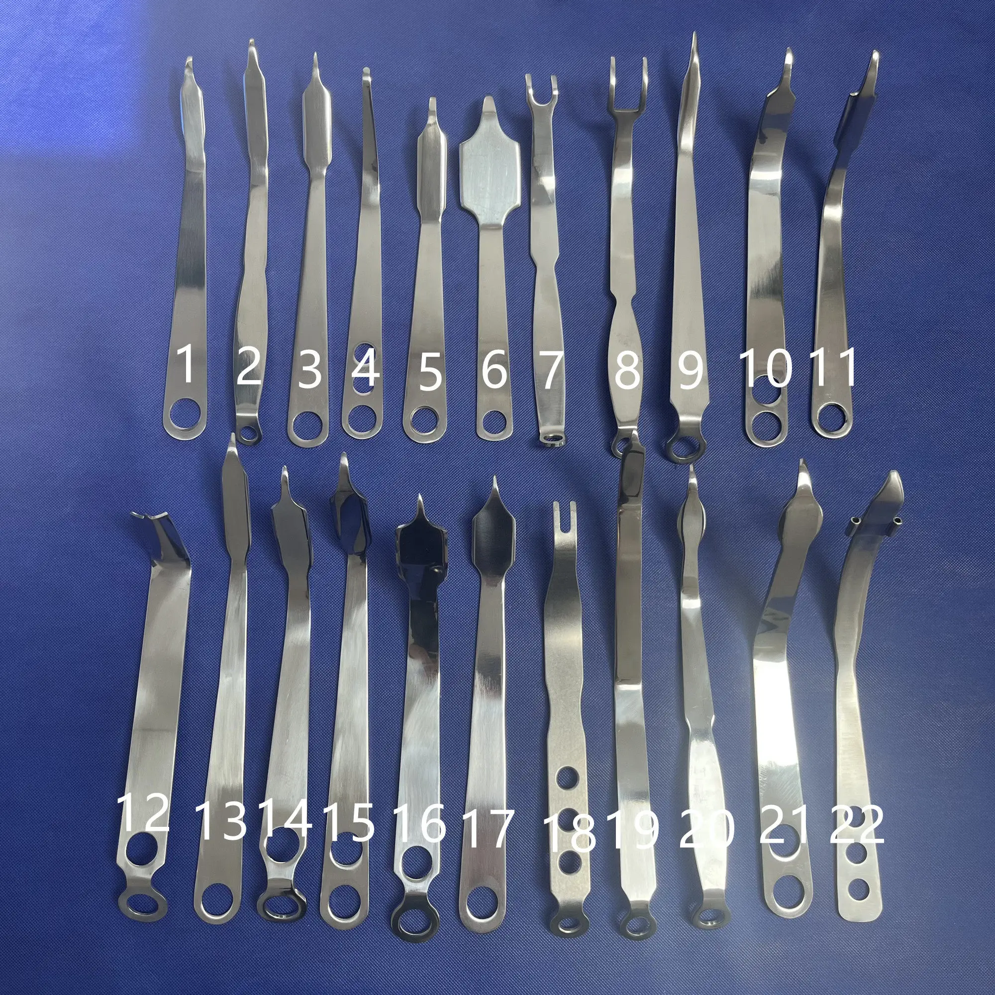 Orthopedic medical bone pry plate, knee joint special retractor, stainless steel bone pry, hip joint retractor