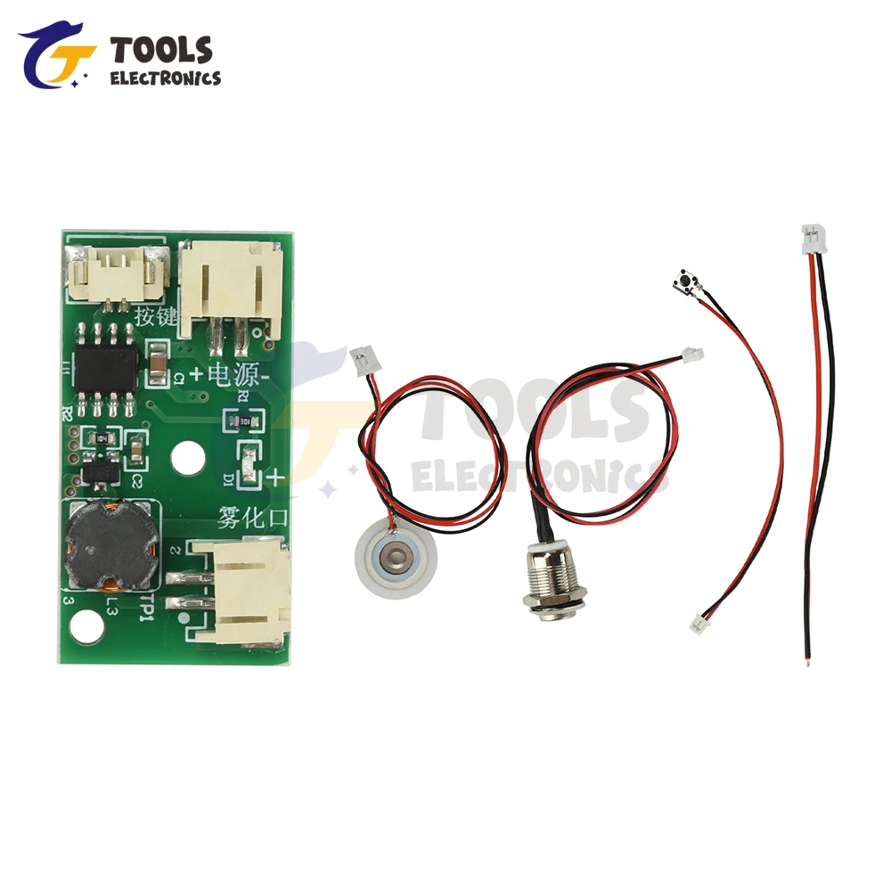 

DC 5V Ultrasonic Humidifier Module DIY Kit External Switch Control & Spray Humidification Power Board