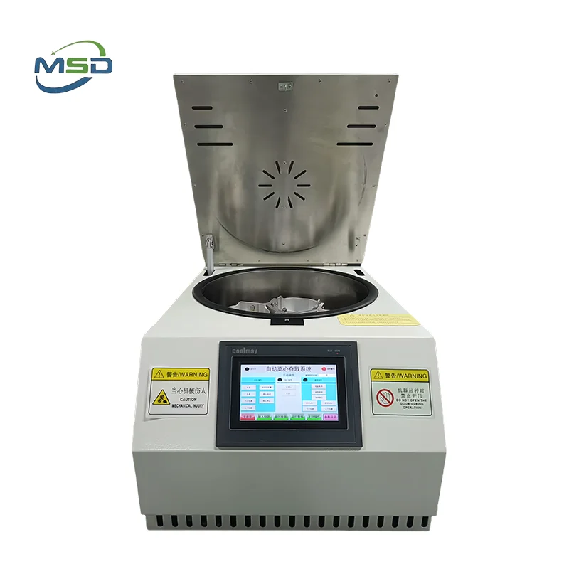 

Medium-Speed Large Capacity Fully Automatic Centrifuge Separator New Condition Laboratory Bench-Top Use Core Pump Included