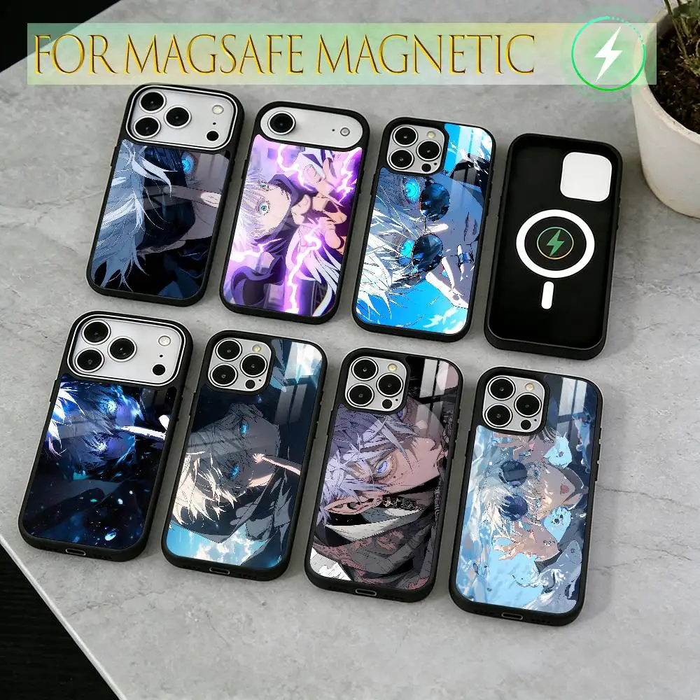 

Satoru Gojo - Landscape Mode Phone Case For iPhone17,16,15,14,13,12,11 Plus,Pro Magnetic For Magsafe Wireless Charging