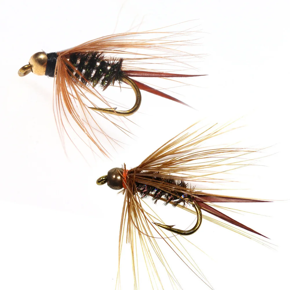 100PCSHigh-Simulation Fly Anchor Hooks Packaged In 5 High-Carbon Steel Bionic Fishhooks For Fly Fishing