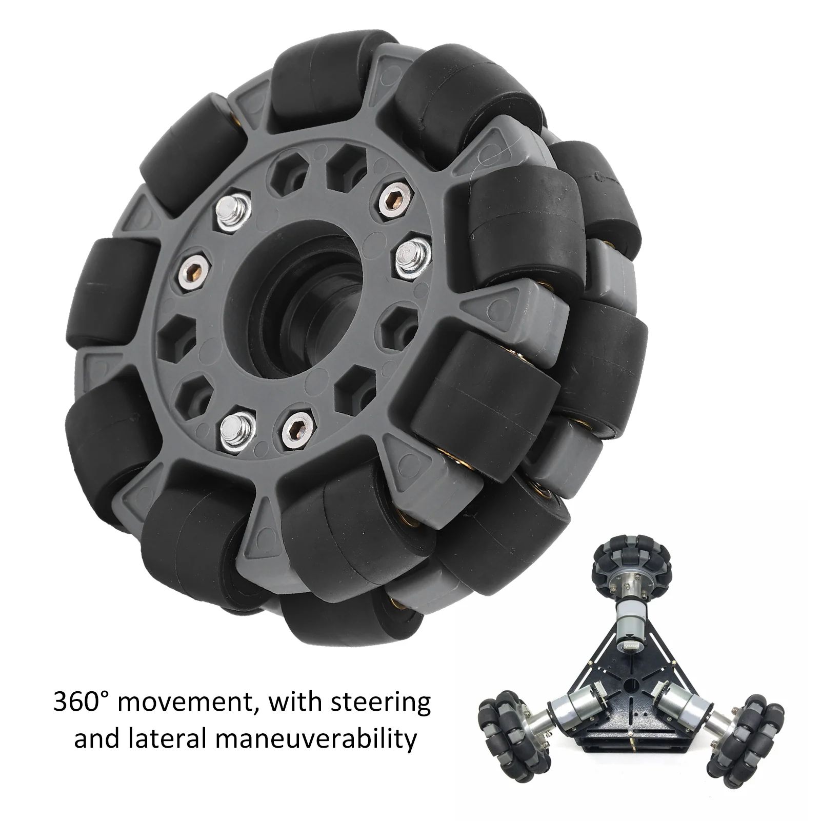 100mm Double Plastic Omni Dire - Omni Wheel review and price