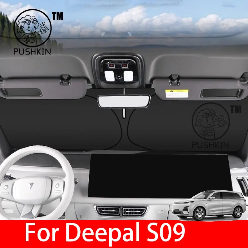 

For CHANGAN Deepal S09 2025 2026 Car Windshield Sunshade Cover Anti UV Protection Auto Parts Accessories