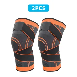 2PCS Knee Pads Sports Pressurized Elastic Kneepad Support Fitness Basketball Volleyball Brace Medical Arthritis Joints Protector