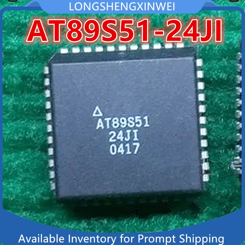 1PCS AT89S51-24JI  AT89S51 -24JU -24JC SMT PLCC-44 Microcontroller Chip in Stock