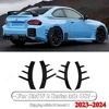 車のフロントとリアのバンパー,フロントとリアのバンパー,サイドフェンダートリム,サイドスプラット,bmw 2シリーズm2g87 2023-2024用のカナードボディキット,チューニング,4個 1
