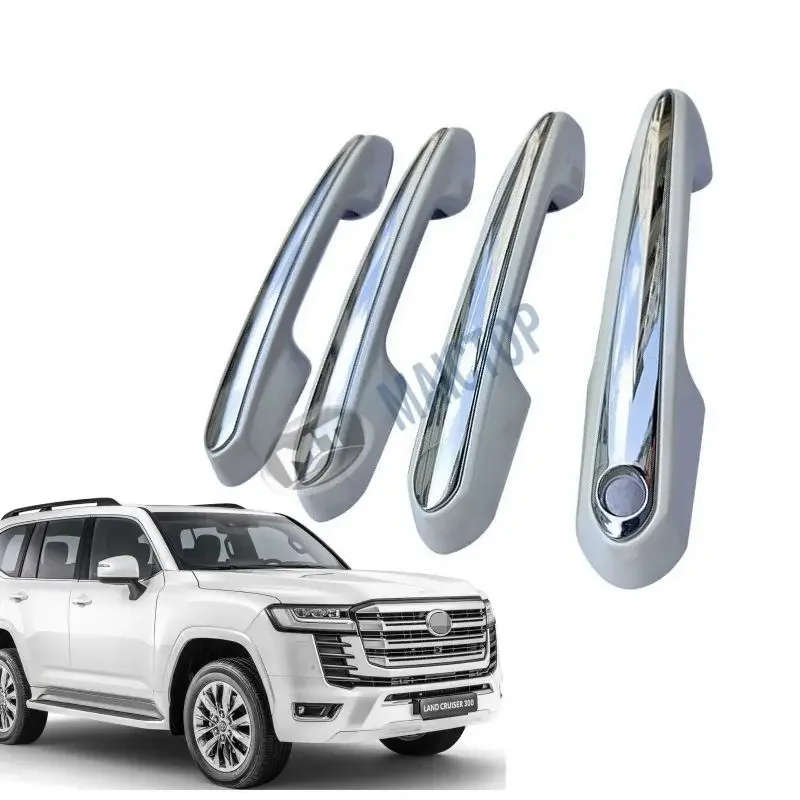 

Suitable for 2022 Land Cruise Landcooluzer LC300 Silver Chrome Side Door Handle