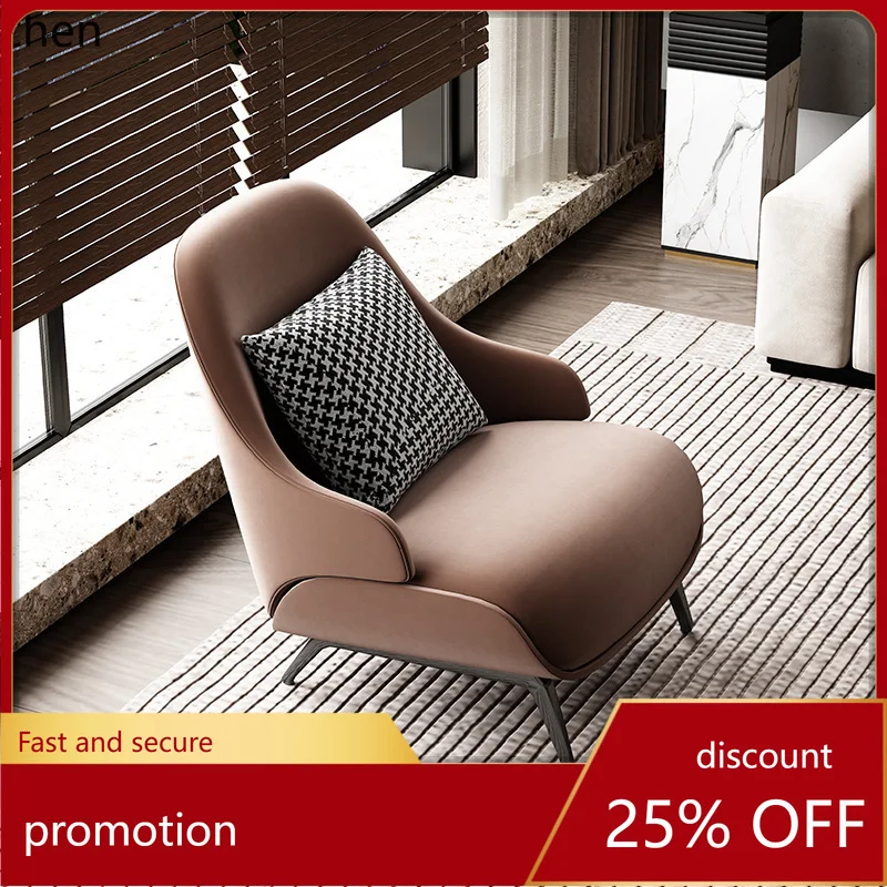 

ZML casual Single Sofa Chair Reclining Balcony Living Room Hotel Backrest