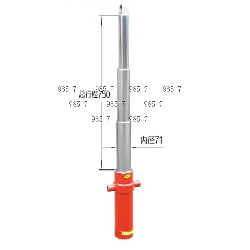 Telescopic Multi-section Sleeve Hydraulic Cylinder Fit Agricultural Dumper Retractable Roof Hydraulic Accessories