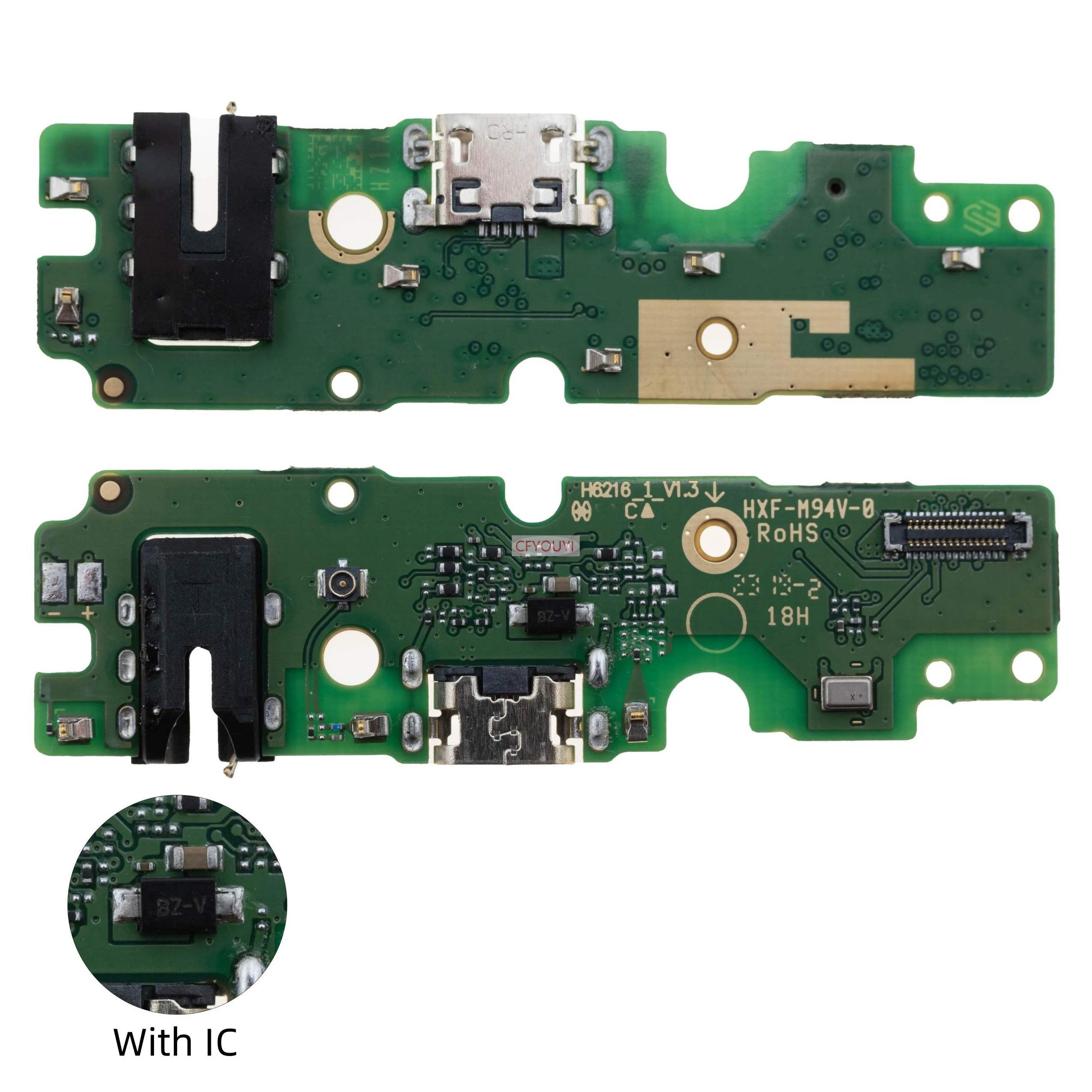 

USB Charger Connector Charging Port Dock Board Flex Cable For Tecno Spark 6 KE7 Charging Port Board