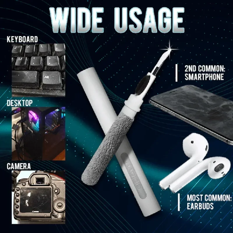 2 IN1 مجموعة أدوات التنظيف سماعات بلوتوث قلم تنظيف ل Airpods 3 Pro Case 13 فرشاة سماعات منظفات سماعات الأذن أدوات تنظيف