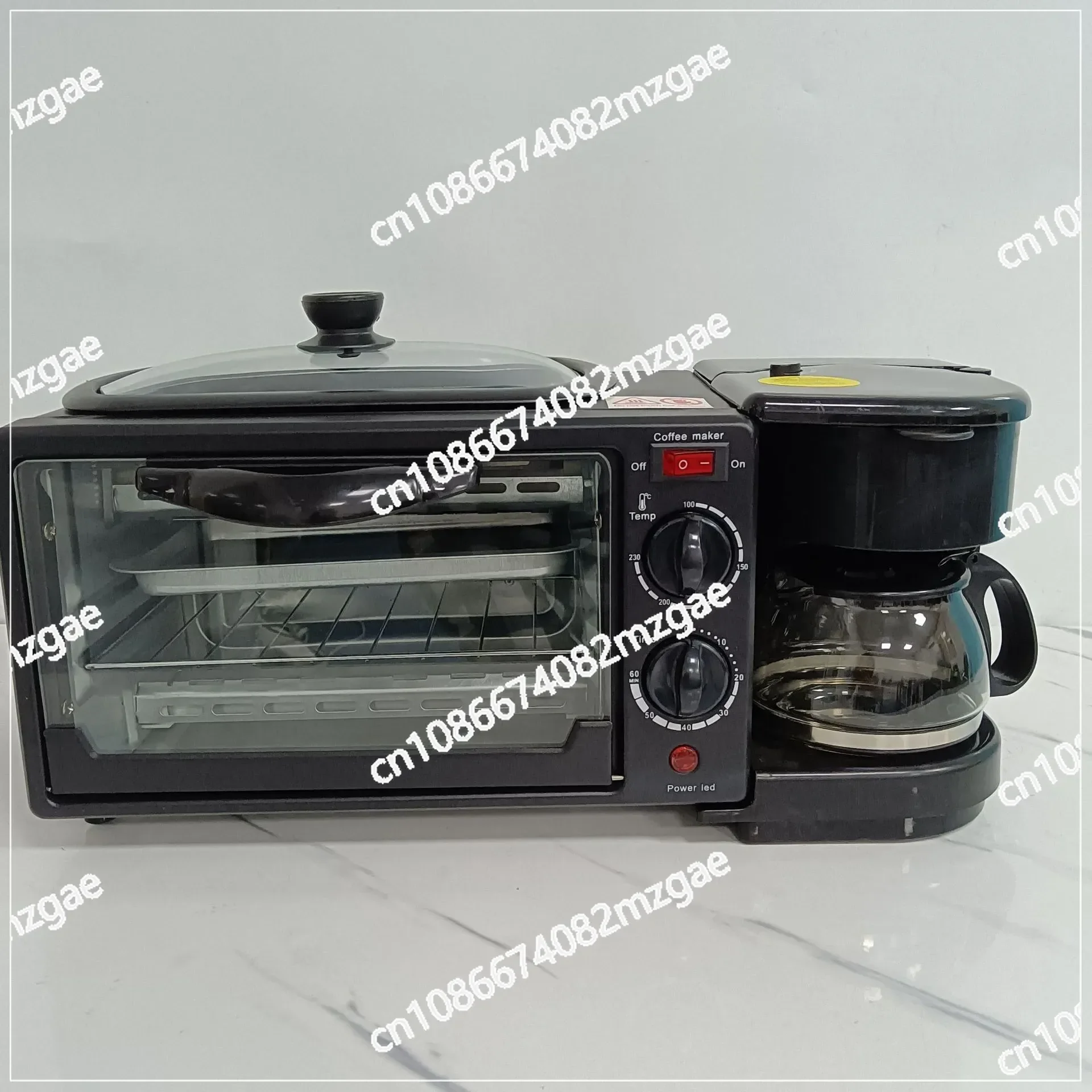 Three in One Breakfast Machine, Multifunctional Household Mini Oven, and Toaster Oven