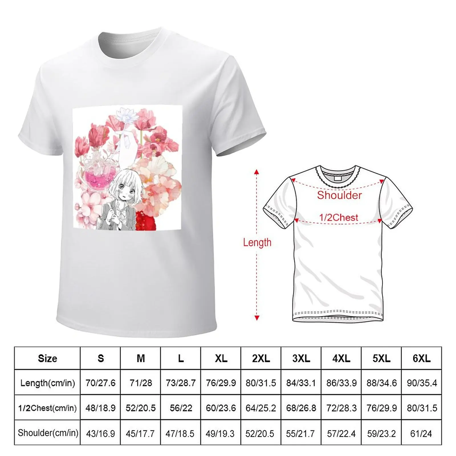 Flourish collage T-Shirt plus sizes summer tops aesthetic clothes tops sweat shirts, men