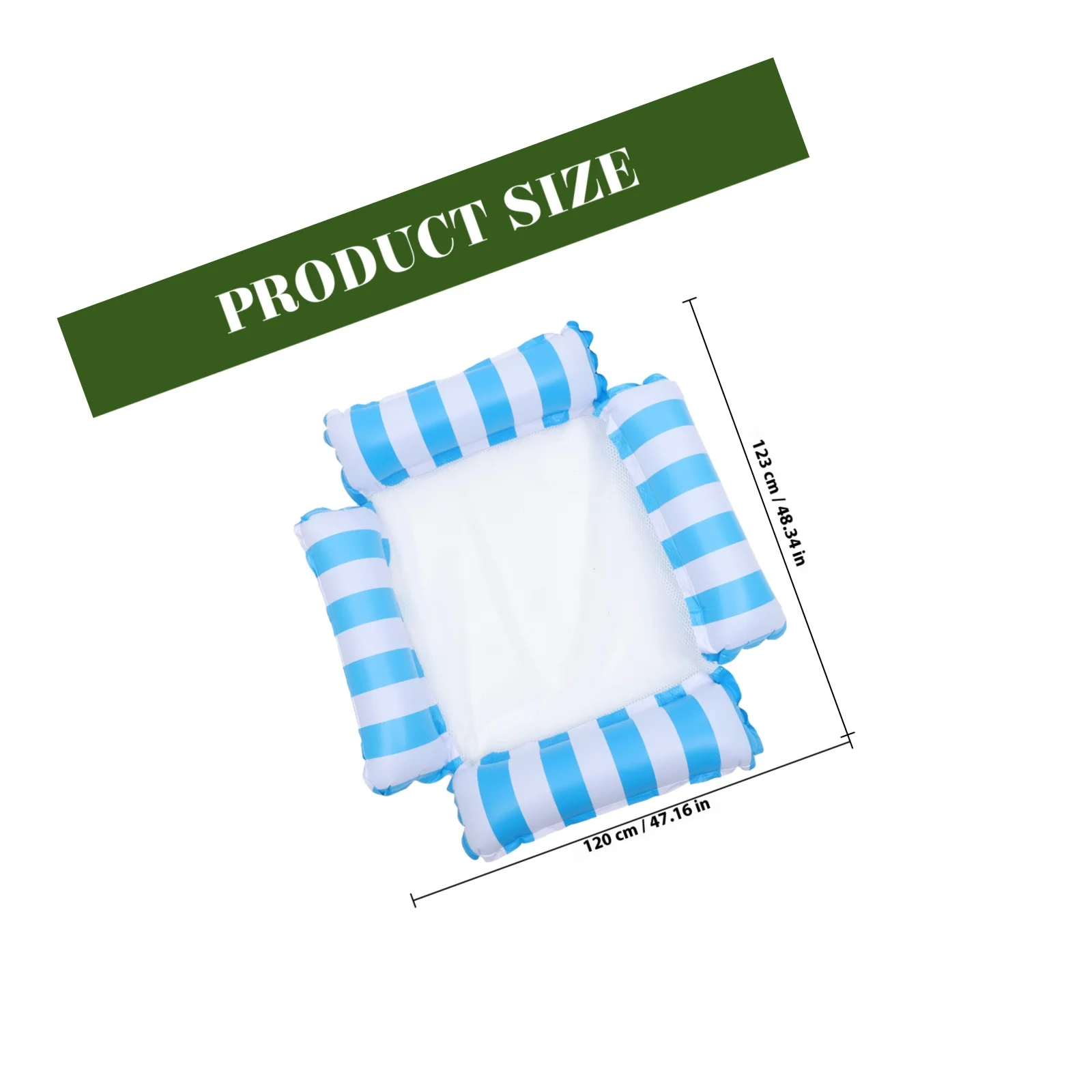 نفخ تعويم حصيرة شبكة أرجوحة تصميم صالة عائمة كرسي لحمام السباحة خفيفة الوزن قابلة للطي الانجراف كرسي بركة