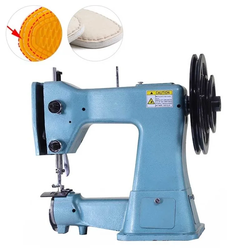 Single needle flat seam industrial leather shoe sewing machine