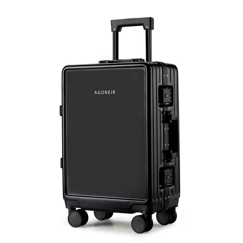 Lightweight luggage Aluminum frame combination box Female 24 inch universal wheel trolley box Male 26 suitcase boarding box 20