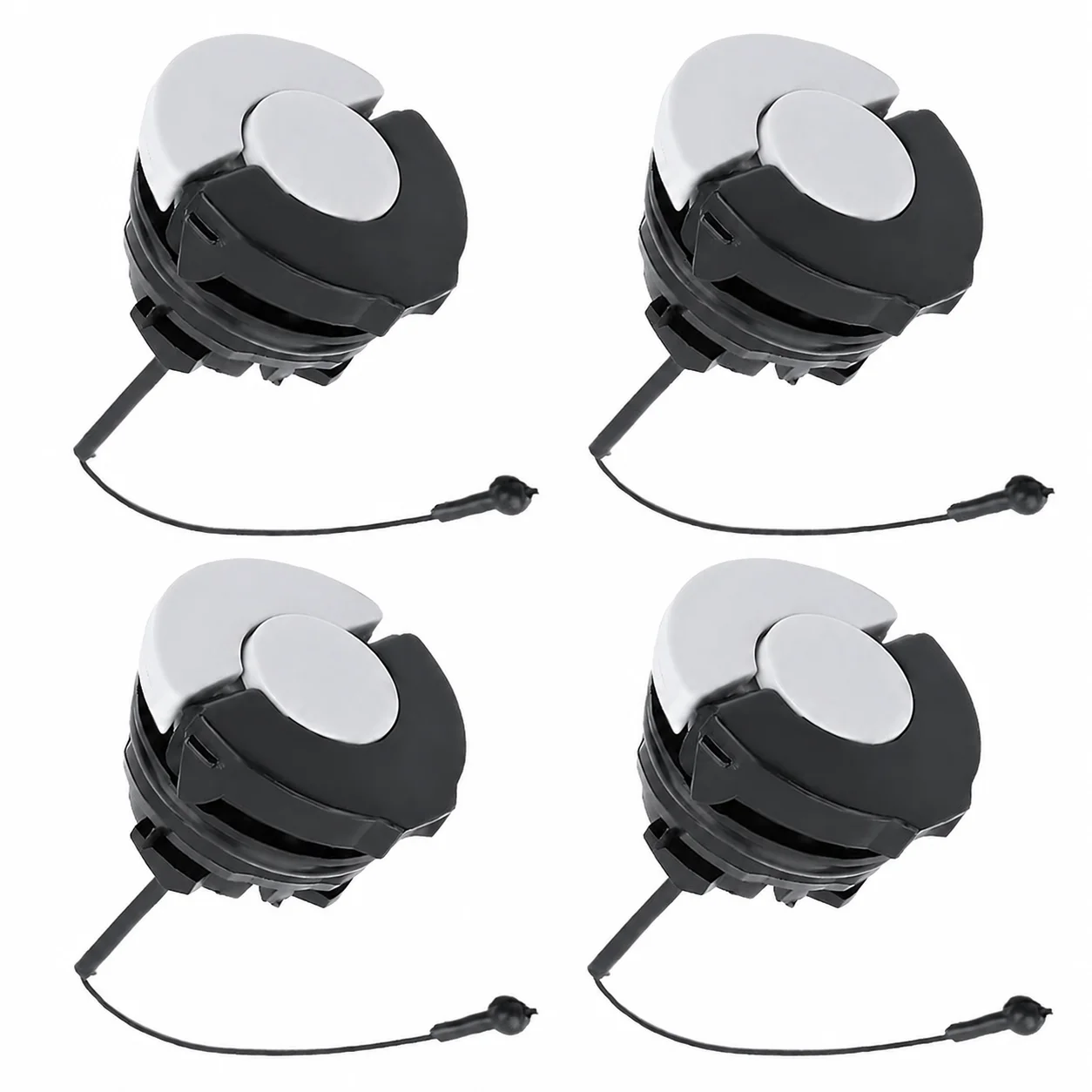 4Pcs Fuel Oil Cap For Stihl MS171 MS181 MS200 MS211 MS192 MS340 Pole Saw HT100 HT131 Replaces 00003500533 0000 350 0526 Parts