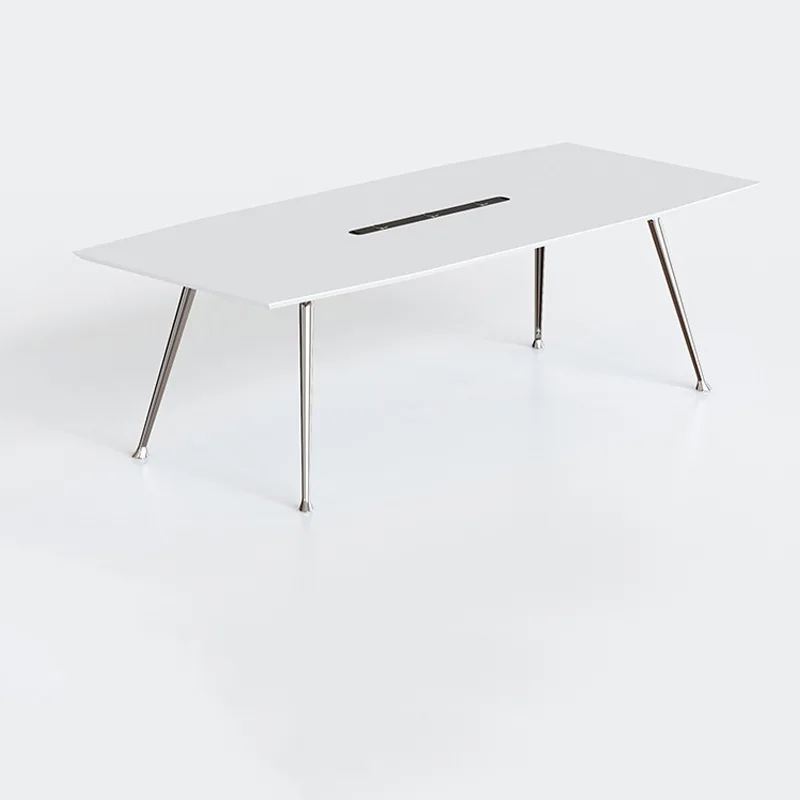 Conference Simple Modern Small Table Meeting Room Negotiation Desk and Chair Office