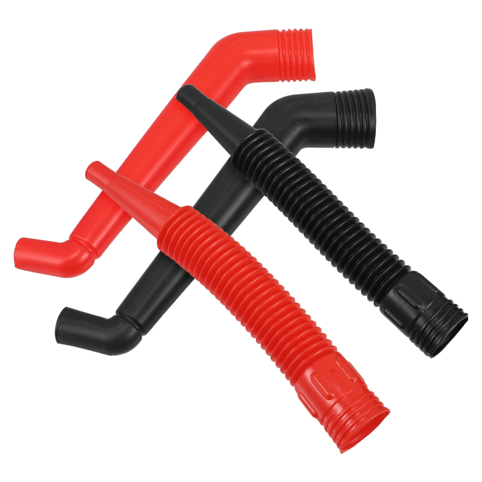 

4pcs Oil Funnel Hose Curved Straight Tube for Motorcycle Car Engine Filter Transmission Fluid Universal Plastic
