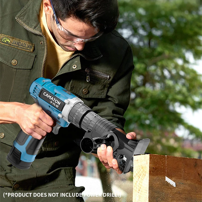 Electric Drill to Electric Saw Conversion Head Small Household Electric Saw Hand-held Woodworking Saw Impact Drill Modification