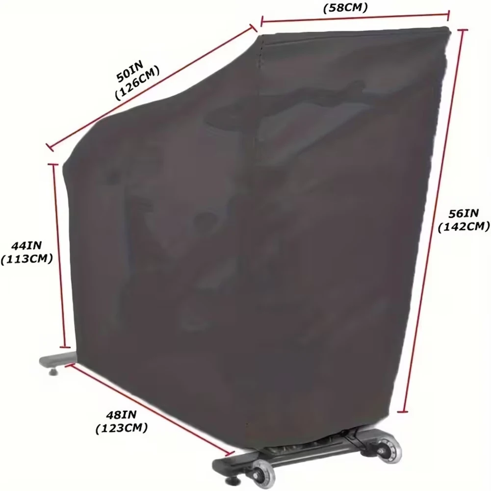 

Защитный чехол для тренажеров и беговых дорожек, водонепроницаемый, с регулируемым шнуром и молнией для удобного хранения и использования