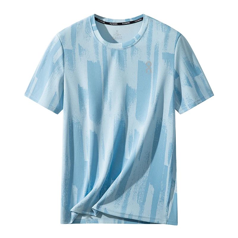 Outdoor Casual Sports Training Fitn Running Hanfu Qui Dry Breathable Moisture ng ort Sve Men's T-irt