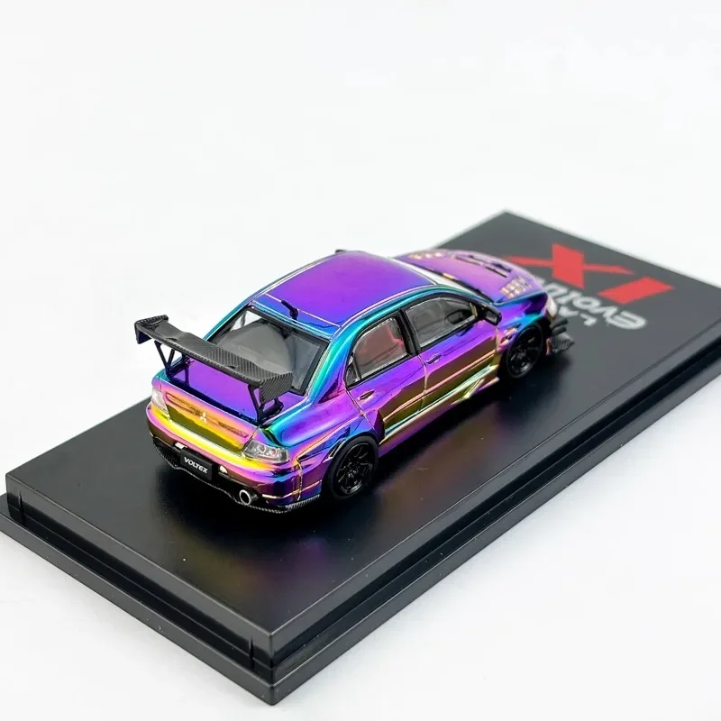 CM 1/64 Mitsubishi Lancer Evo IX Legierung Spielzeug Kraftfahrzeug Druckguss Metall Modell Geschenke