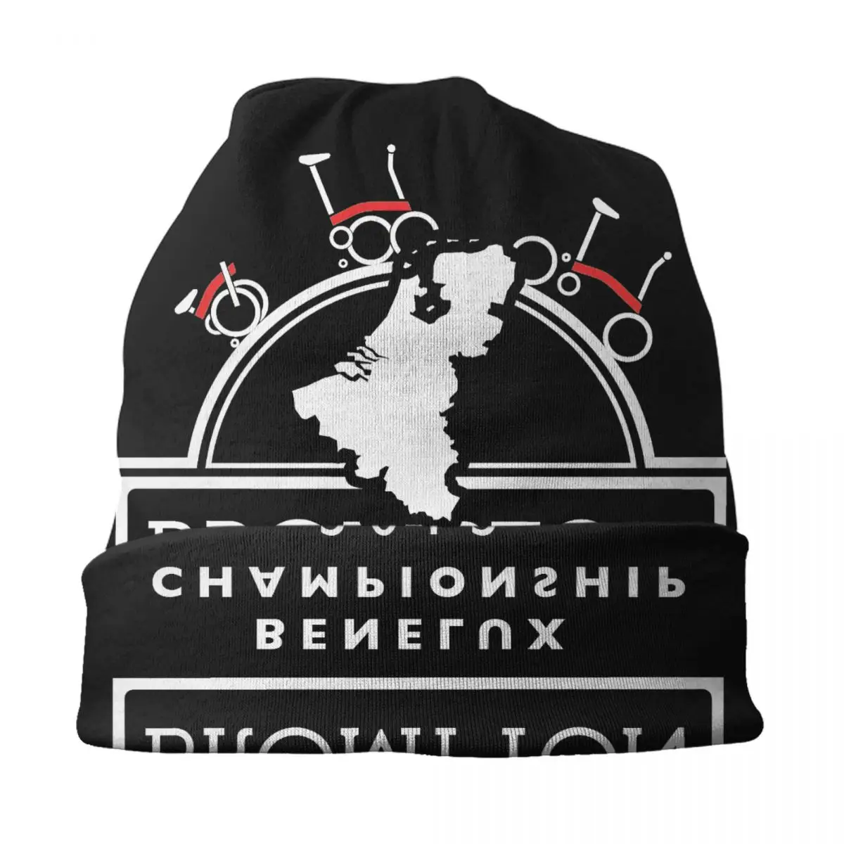 Custom Bromptons bicicletta pieghevole Logo Skullies berretti berretti uomo donna Unisex Outdoor inverno caldo cappello lavorato a maglia cappelli