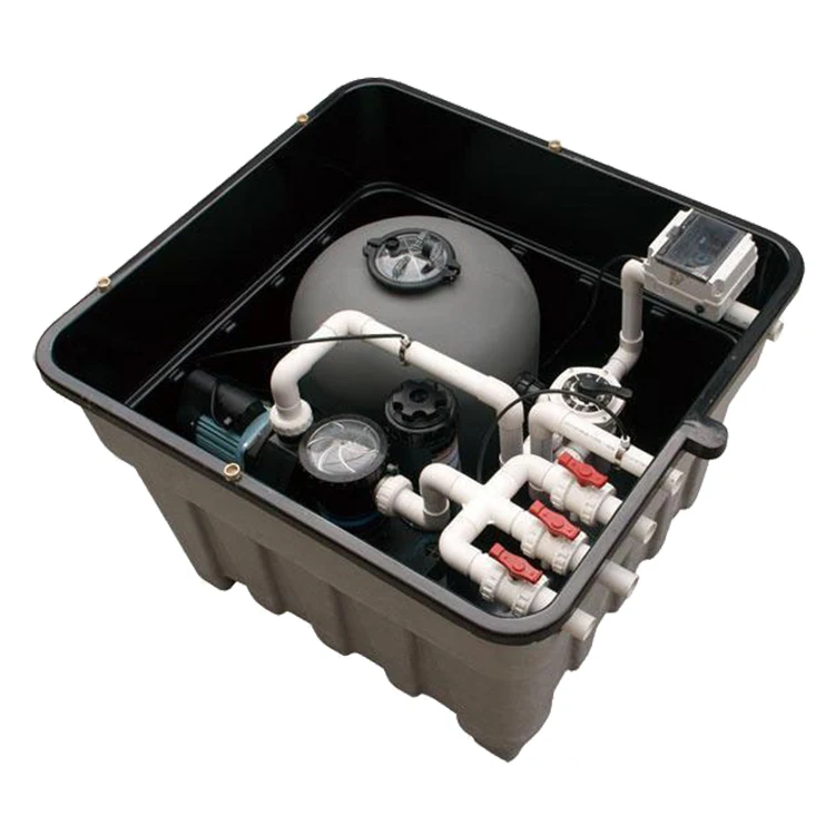 

Underground Water Filter System Multifunctional Inground Sand Filter with Pump for Swimming Pool