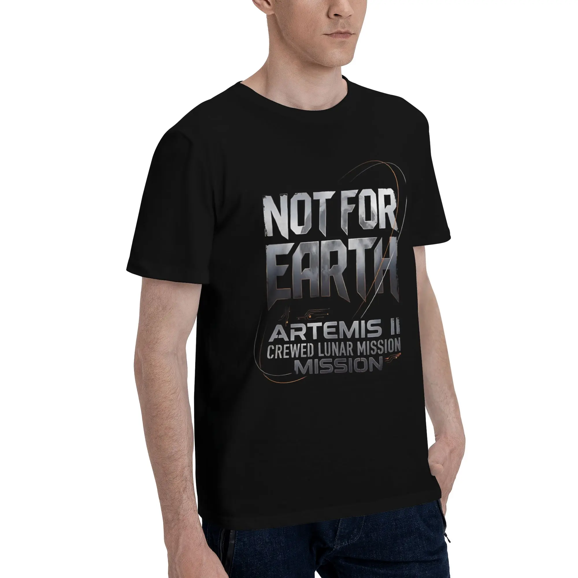 Men Women Graphic Printing Artemis II Mission To The Moon 2026 Artemis 2   Tee T Shirt 100% Cotton  T-shirts Clothes