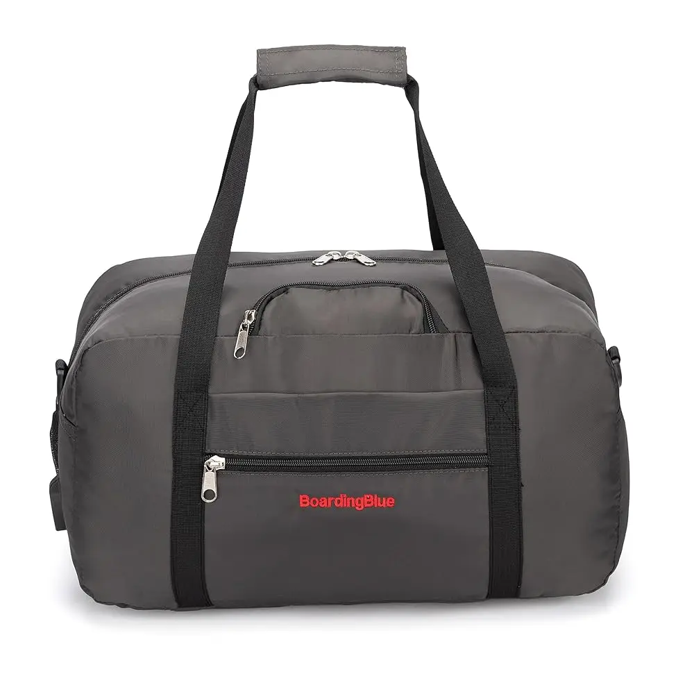

Free ShippingFor United Airline Jet Blue 17 Inches Personal Item Under Seat Duffel Bag With Pillow And USB Port(Gray)