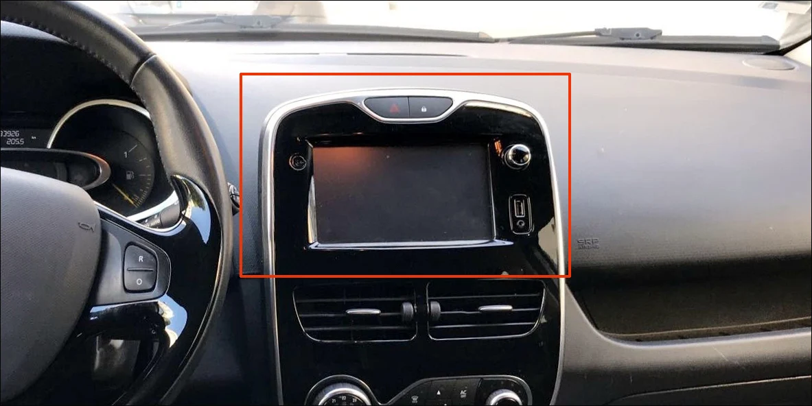 VKAUTO Für Renault Clio 4 IV 2012 bis 2020 MediaNav R-Link hinzufügen Rückfahrkamera HD Backup-Kamera Rückfahrkamera – Detail 1