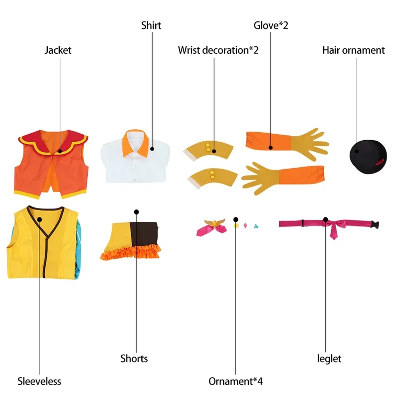 Hirogaru Sky!! جميل علاج الجناح تأثيري زي ، جميل فتاة موحدة ، هالوين الطرف لعب الأدوار الزي ، الملابس